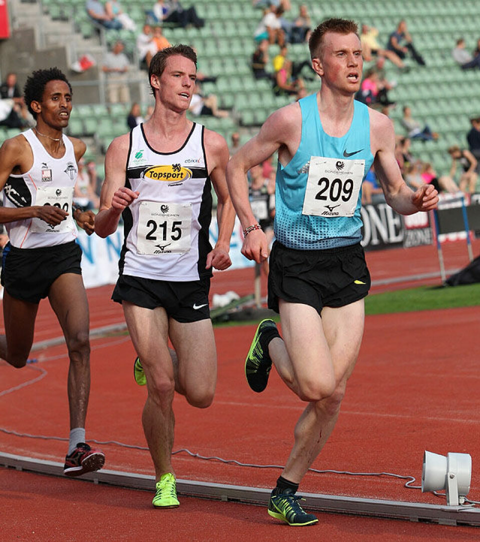 Åpningsstevne Bislett: Vedvik nordisk mester på 10 000 m 3000m_Sondre_N_Moen_med_flere_A20G3153.jpg