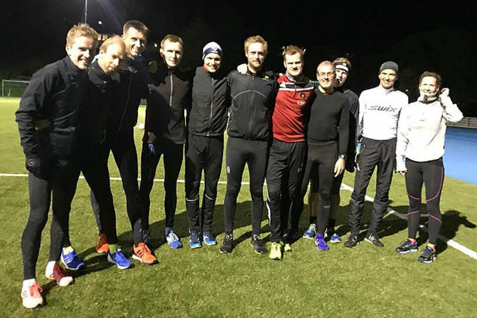 Denne gjengen løp fort i kaldt vær! Denne gjengen løp fort i kaldt vær!