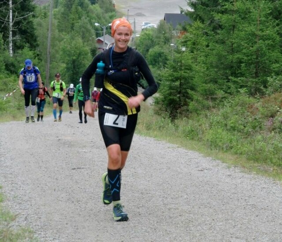 Eirik Pettersen og Øyunn Bygstad vant Bèrghem Ultra på Hedmarksvidda CIMG5293 (640x550).jpg