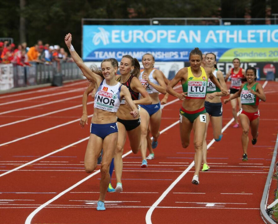 Jacob vs. Jakob - tidenes tenåringsduell på 3000 m i Roma torsdag kveld Hedda_Hynne_foto_Arne_Dag_Myking.jpg