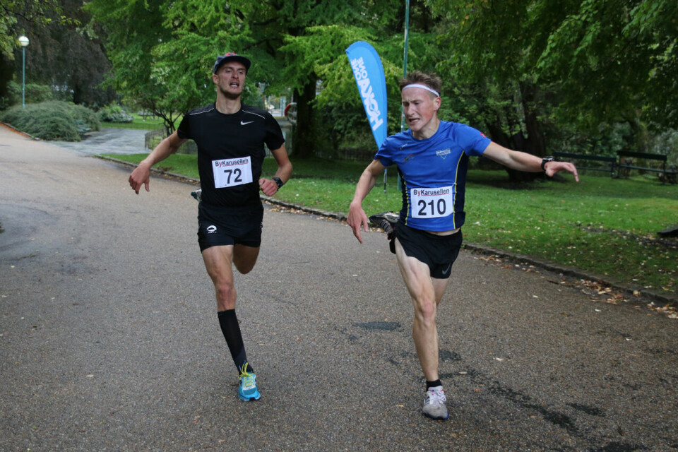 Erlend Sørheim med spurtseier da Bykarusellen startet opp 1P1A1938
