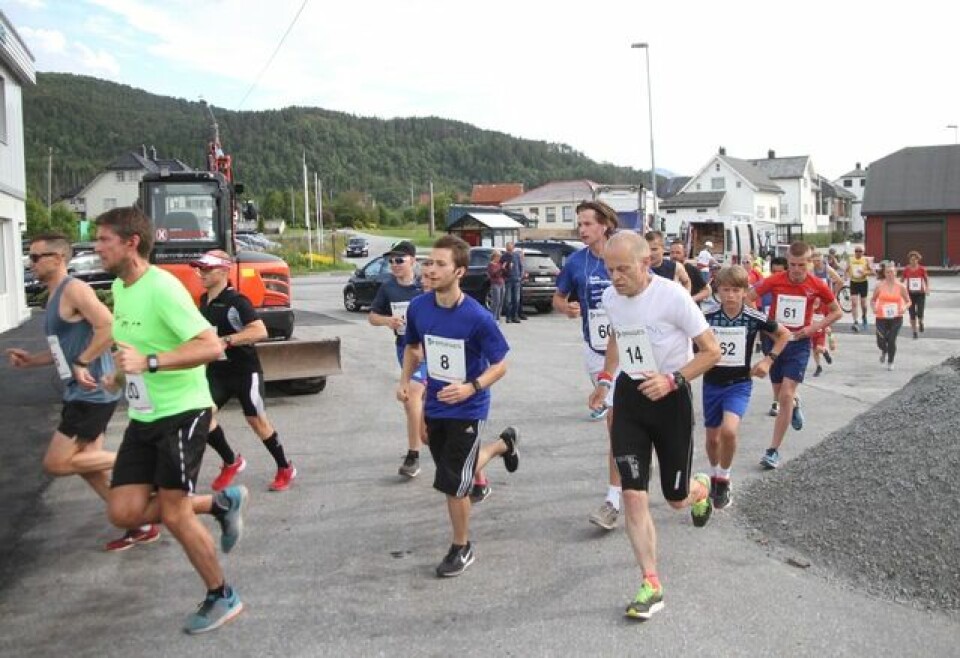 36 løpere fullførte 2. løp i Ålesund sommerkarusell Start3