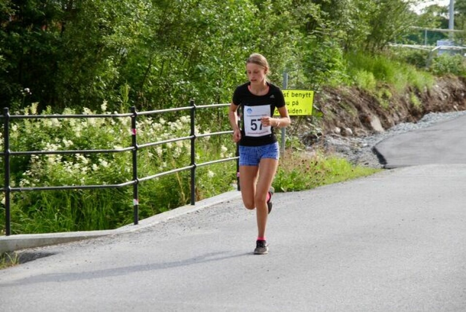 36 løpere fullførte 2. løp i Ålesund sommerkarusell Aasta_Brande