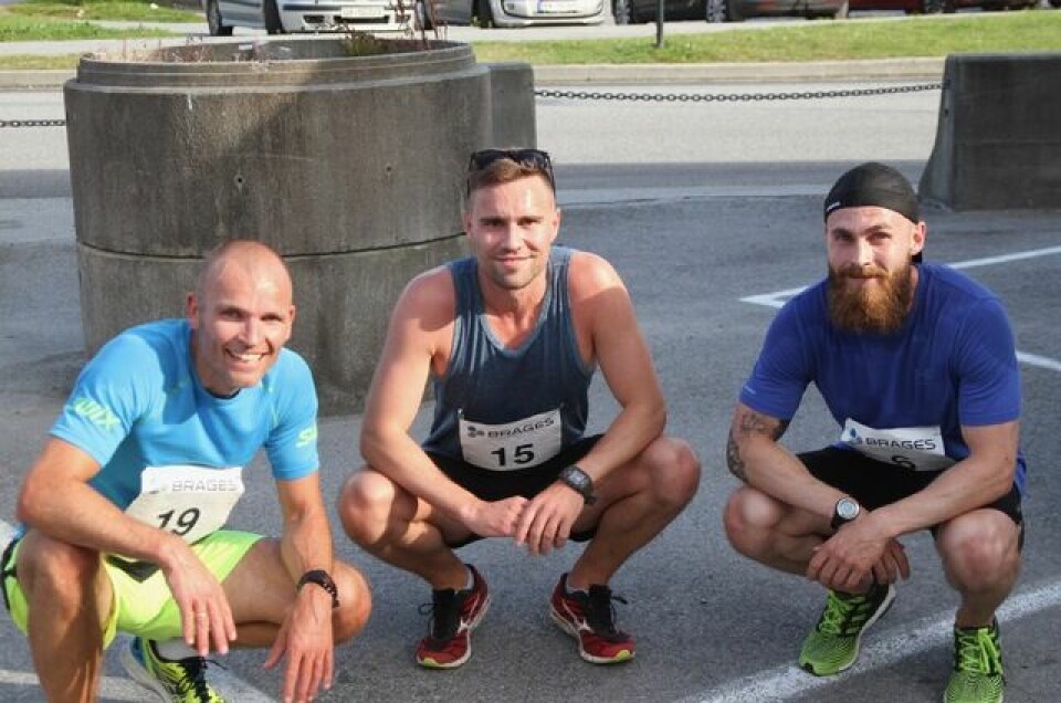 36 løpere fullførte 2. løp i Ålesund sommerkarusell 10km_tre_beste
