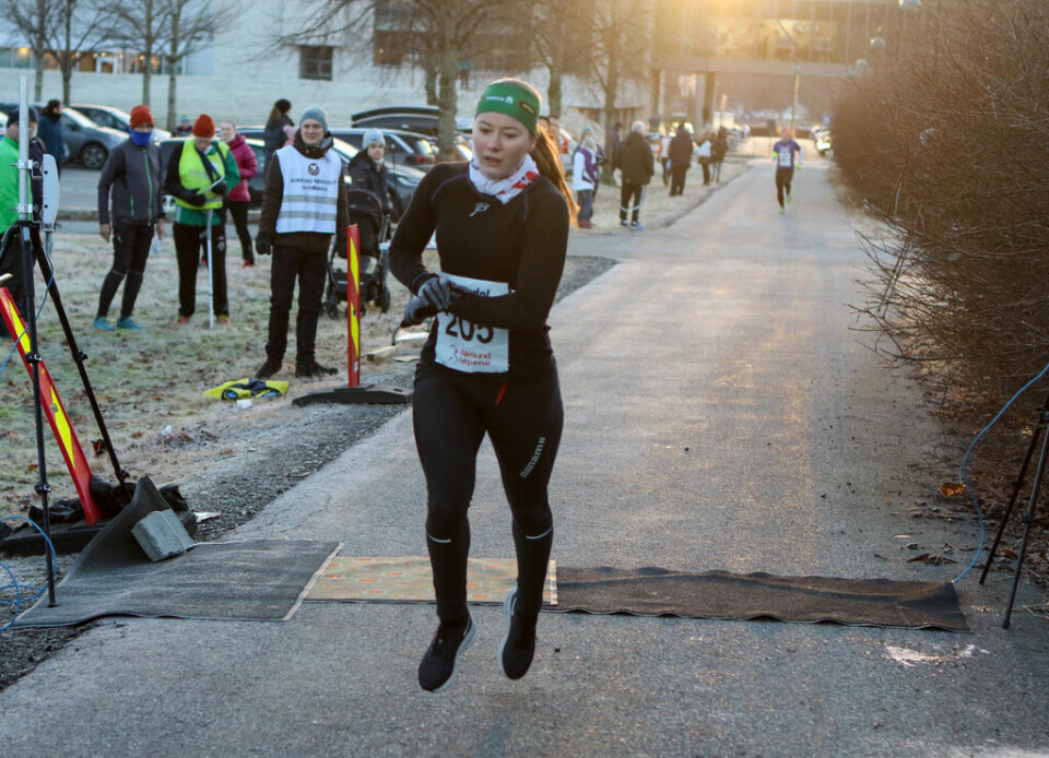 Vera Nystad satte ny verdensrekord på maraton i Ålesund Andreplass_5km_dame.jpg