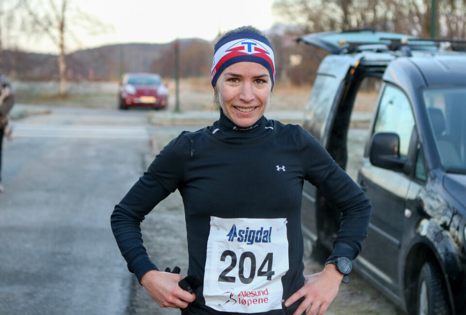 Vera Nystad satte ny verdensrekord på maraton i Ålesund Vinner_5km_dame.jpg