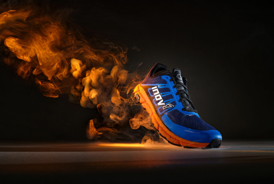 Inov-8 har nå lansert versjon 2 av den prisvinnende terrengløpeskoen Trailfly G270 (Alle foto: Inov-8) Inov-8 har nå lansert versjon 2 av den prisvinnende terrengløpeskoen Trailfly G270 (Alle foto: Inov-8)