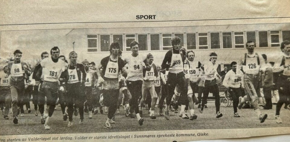 Kjell Leira var første vinner av Valderløpet Forehand_Valderloepet_1983