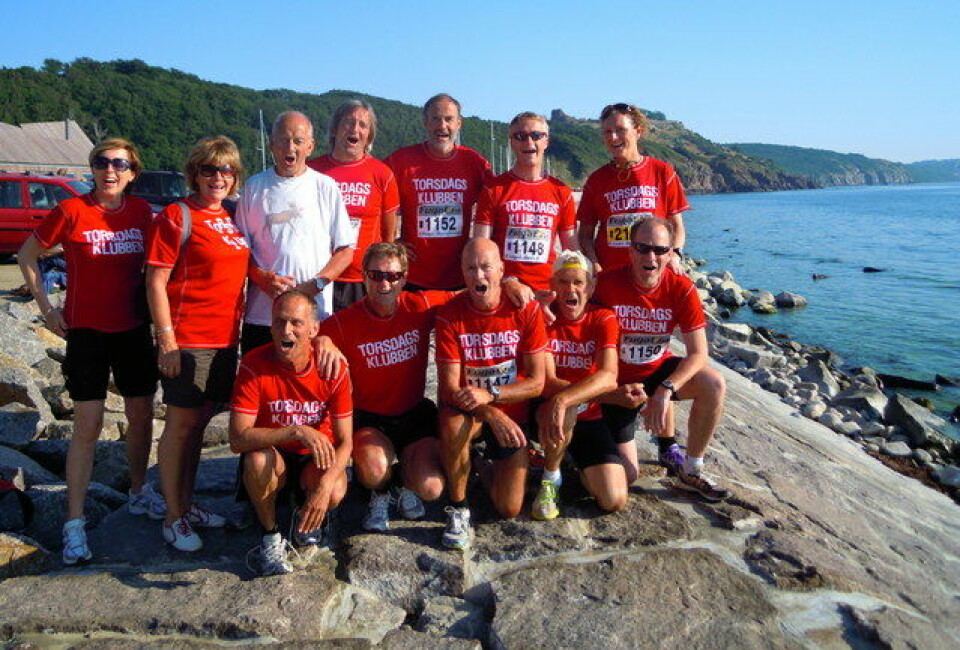 Etape Bornholm i fokus. Finale i dag. Spørsmålet var 'les de Kondis?' Svaret ser du på biletet.