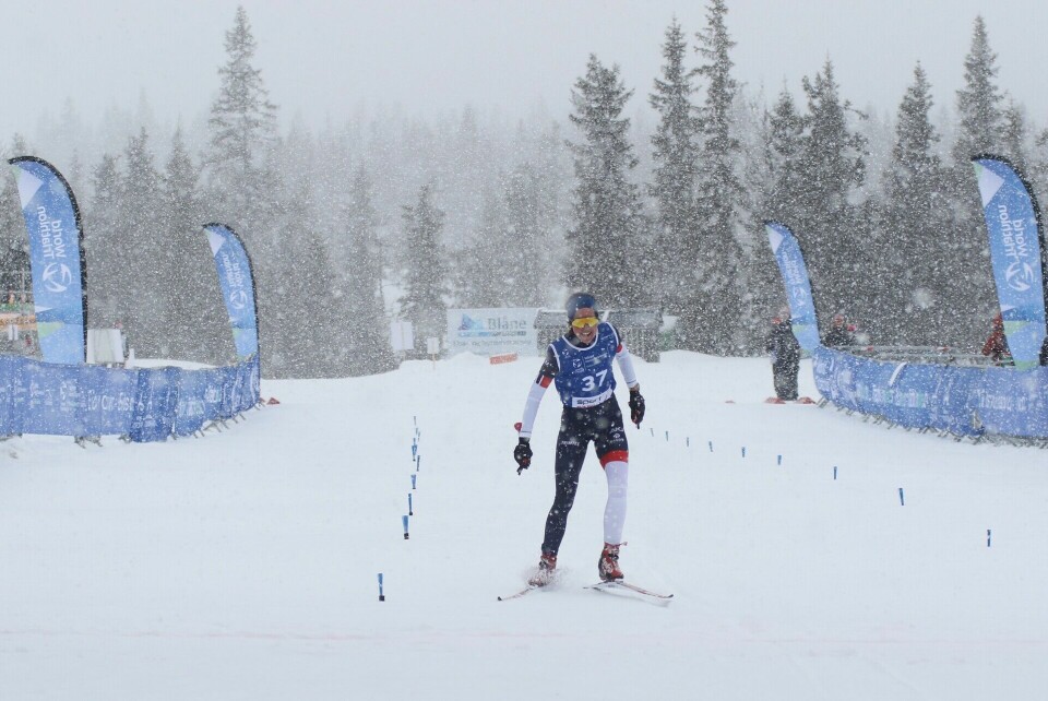 Ingrid Lorvik skøytet inn til sølv i heftig vintervær på Skeikampen lørdag formiddag. (Foto: Rolf Bakken) Ingrid Lorvik skøytet inn til sølv i heftig vintervær på Skeikampen lørdag formiddag. (Foto: Rolf Bakken)