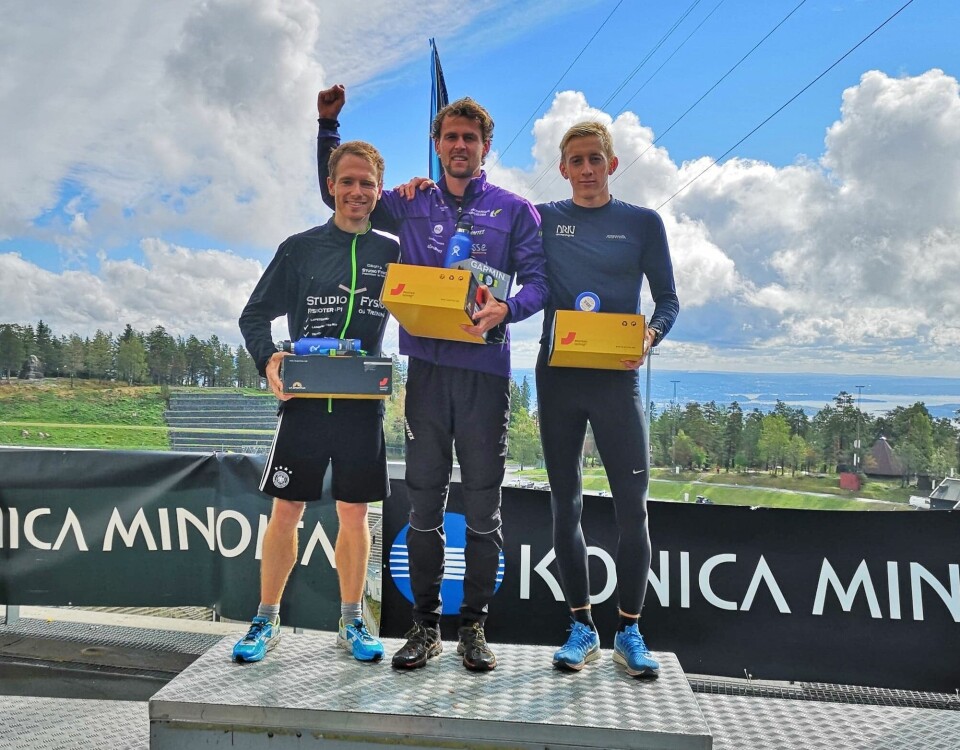 Erik Udø Pedersen og Malin Hoelsveen overlegne i Kollen Opp Pallen_herreklassen.jpg