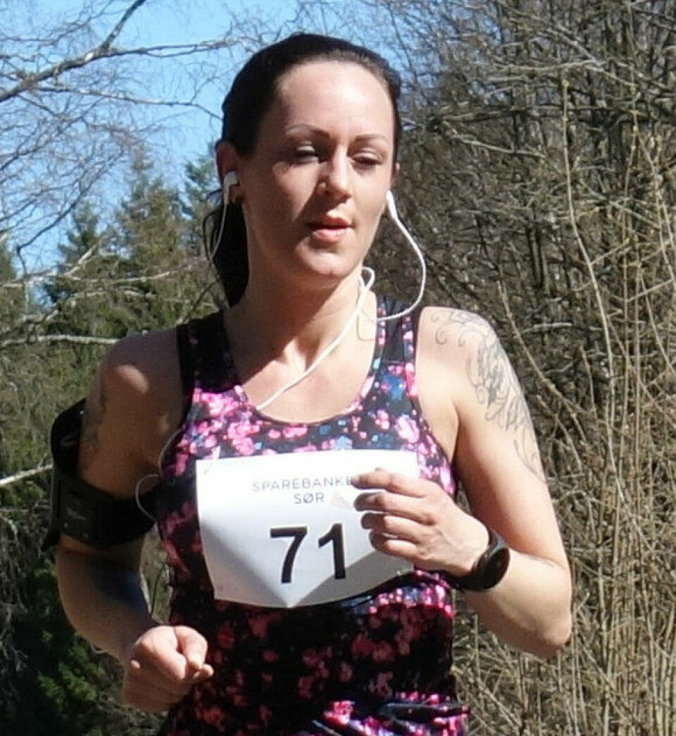 82 løpere fullførte Fevik halvmaraton DSC04857RedDame71.jpg