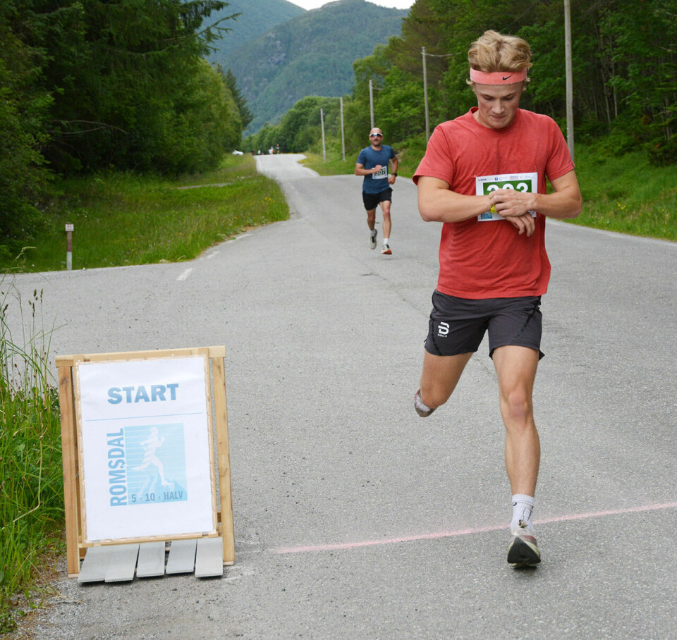 Andrea Toft Boutera satte løyperekord på mila i Romsdal 5 - 10 - halv Vinner-5km-Johan-Fredriksen-Orseth-DSC_0178.jpg