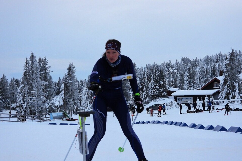 Kvåle og Sandberg best i ski-o åpning på Sjusjøen Anna Ulvens¢en Nydalens SK beste norske damel¢per nr 10.jpg