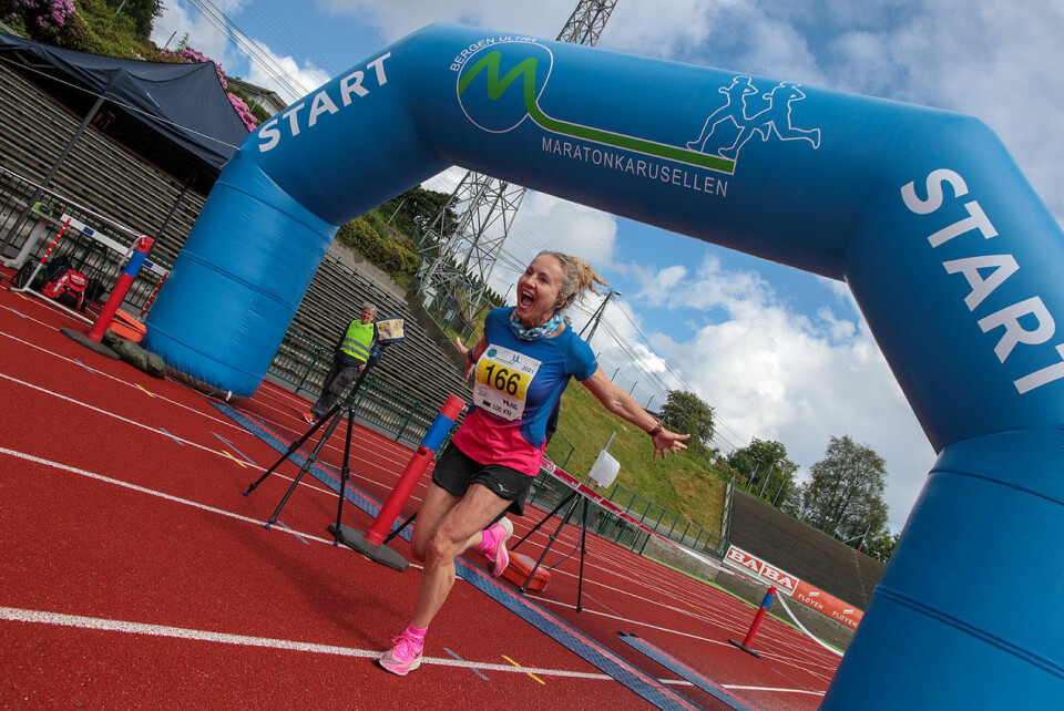 Bergen Ultra kåret vinnere på fire distanser, Therese Falk løp en knallsterk 100 km. 3J6A6563.jpg