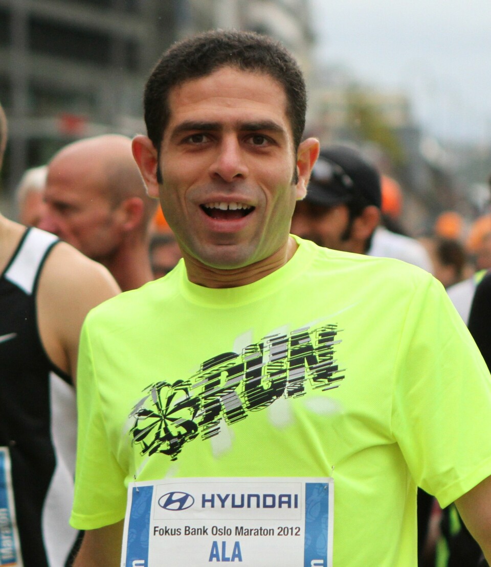 Ala Subaih klar for sin første maraton Ala Subaih klar for sin første maraton
