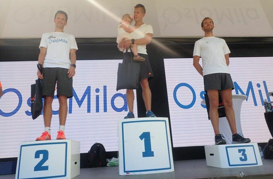 Eldbjørg Moxnes og Frode Stenberg vant 10-kilometeren i Oslomila Oslomila med 3 og 10 kilometer