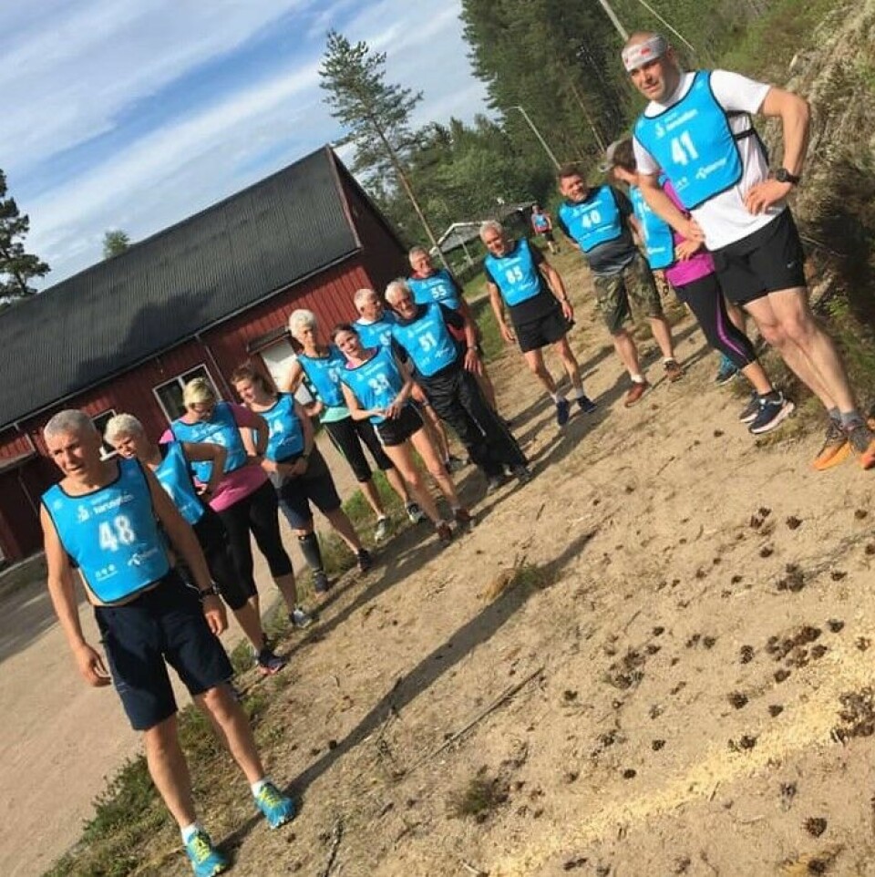 Finnskogkarusellen godt i gang med to løp Fellesstart 1. løp.jpg
