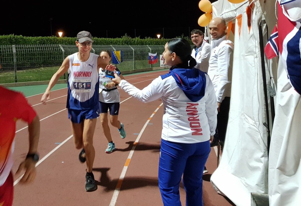 Therese Falk på 14. plass, Jo Inge Norum på 26. plass i VM 24-timers Jo_inge_support.jpg