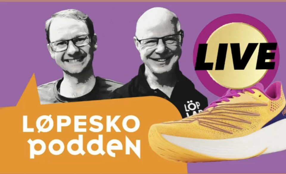 Henrik Nordtug og Tor Fauske fra Löplabbet snakker om løpesko i Løpeskopodden. Vi i Löplabbet i Trondheim inviterer til LØPESKOPODDEN LIVE neste torsdag 16. mars - hvor daglig leder i Löplabbet Norge Tor Fauske, sammen med sin faste podde-makker butikksjefen på Löplabbet Lade Henrik Nordtug, gjester Sentrumsbutikken vår for en times LIVEPOD.