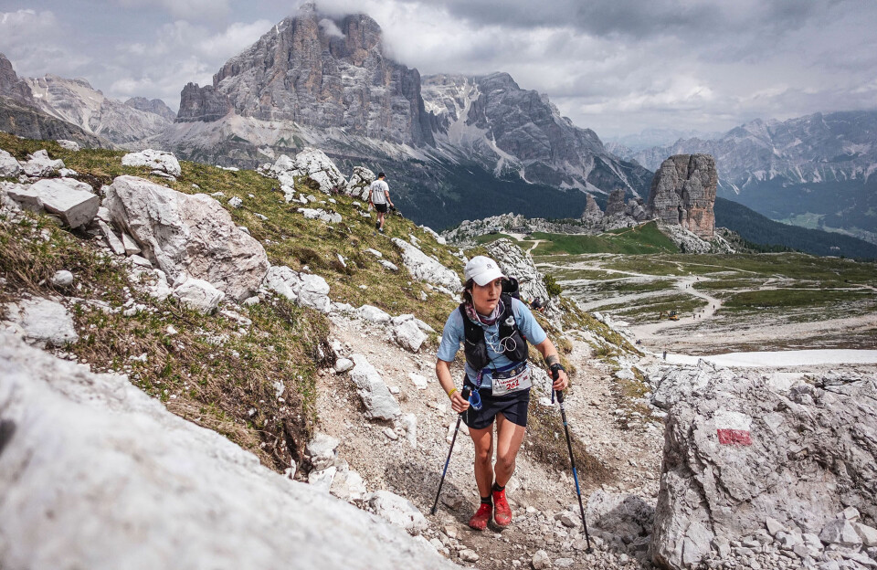 Ingrid Lid løp inn til en flott femteplass på 120 kilometeren i Lavarado Ultra Trail i Dolomittene i Italia i 2024. (Foto: Race Photographer) Ingrid Lid løp inn til en flott femteplass på 120 kilometeren i Lavarado Ultra Trail i Dolomittene i Italia i 2024. (Foto: Race Photographer)