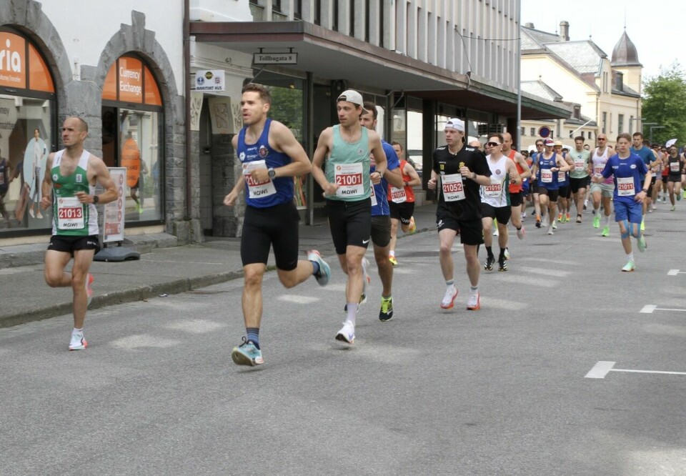 Halvmaraton hadde flest deltakere, og startskuddet gikk en time etter start maraton. Foto: Helge Fuglseth Halvmaraton hadde flest deltakere, og startskuddet gikk en time ett start maraton. Foto: Helge Fuglseth