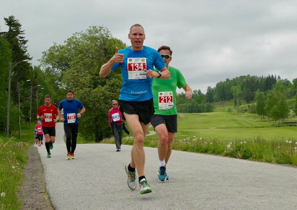 Øyvind Wang: Fra 107 kg i 2013 til god veteranløper i 2017 Øyvind_Wang_Oppegårdmila_2017.jpg