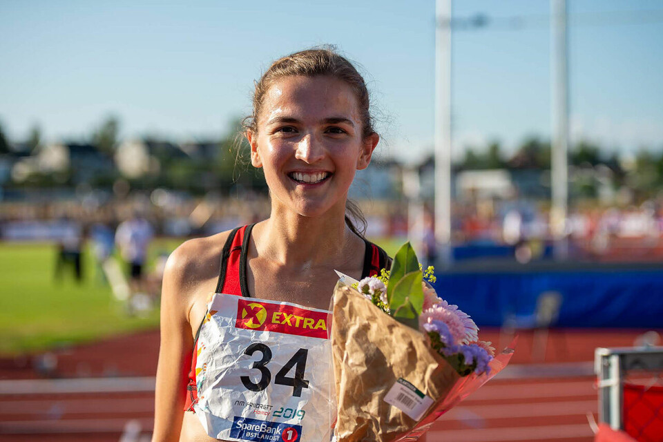 Sigrid Jervell Våg tok NM-tittelen på 1500 meter. (Foto: Samuel Hafsahl) Sigrid Jervell Våg tok NM-tittelen på 1500 meter. (Foto: Samuel Hafsahl)