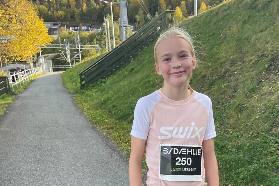 Det er ikke mange som løper like fort som Othelie Stave-Wigene. (Foto hentet fra FB-siden til Susanne Wigene) Othelie Stave-Wigene