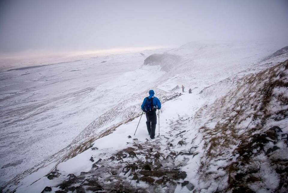 Leif løper nå The Spine Race - britain's most brutal race, for tredje gang Bilde fra arrangørens Facebookside (foto: Tim Budd).