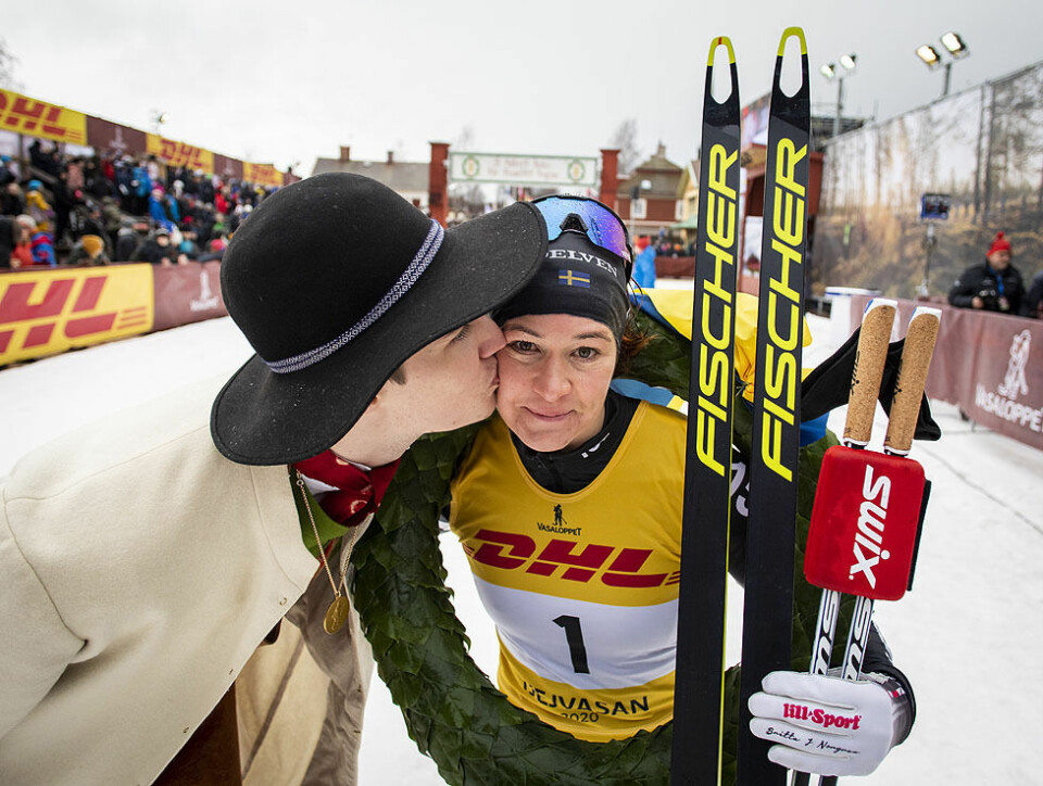 Britta Johansson Norgren vant Tjejvasan, Thea Krokan Murud beste norske på sjetteplass 200222_Tjejvasan-6.jpg