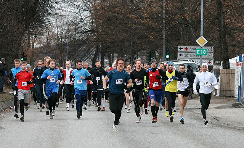 Påskemaraton med ny deltakerekord Paaskemaraton_start_IMG_8355
