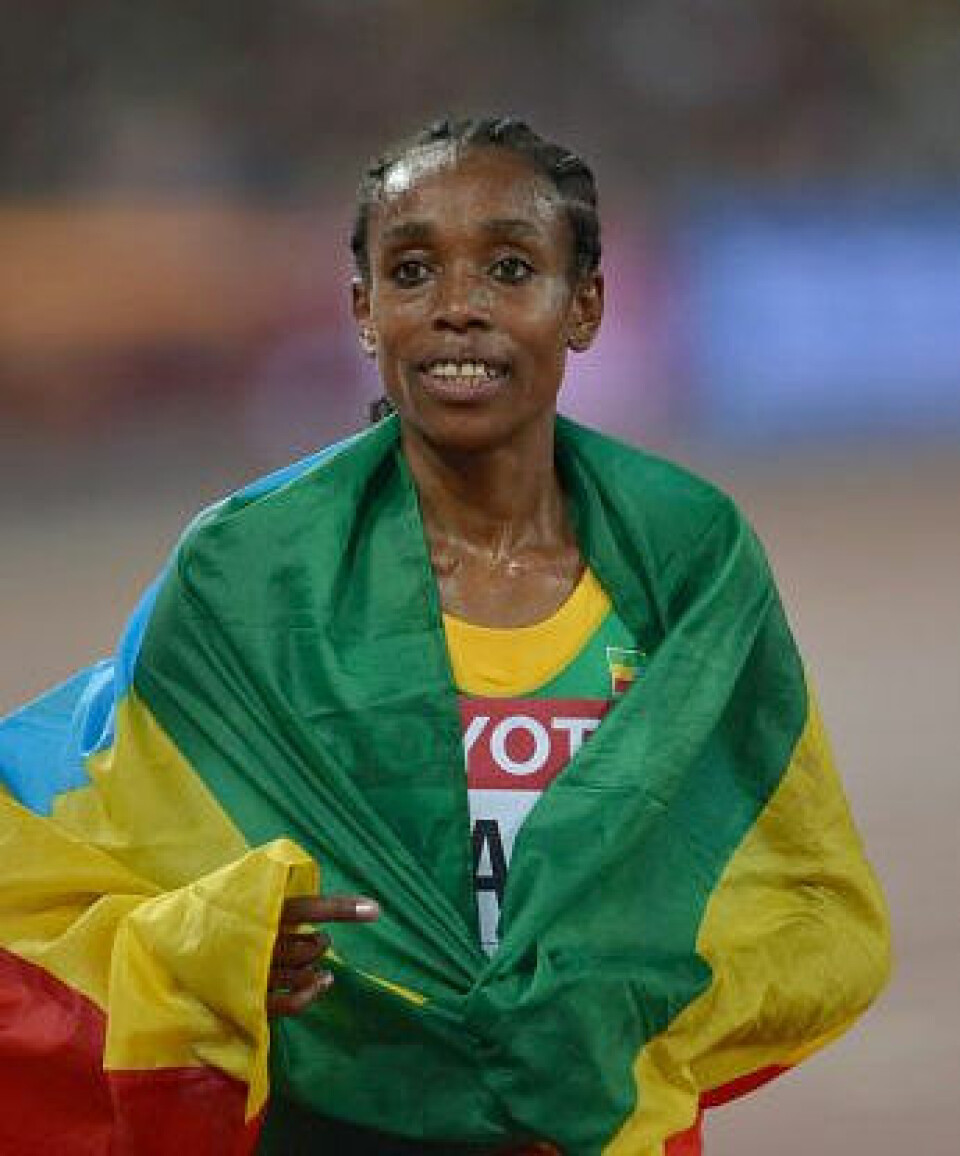 Pers og niendeplass på Bjerkeli Grøvdal på 10 000 m i OL Almaz_Ayana.jpg