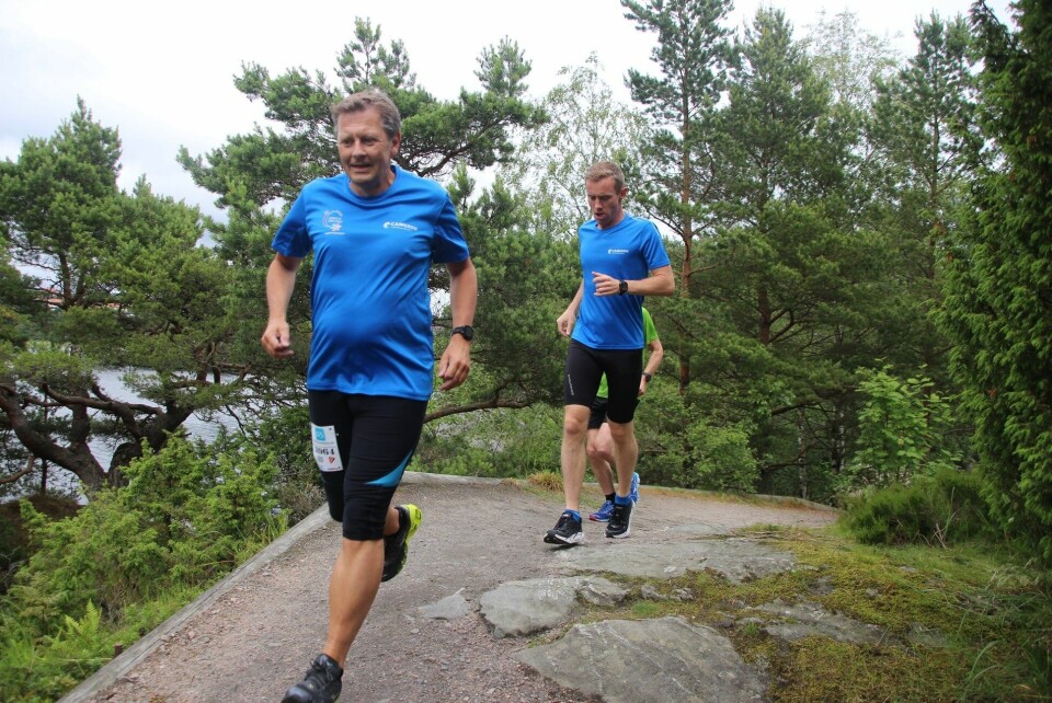 Løpere i den flotte runden i Søgne. (Foto: Guri Sæterlid) Løpere i den flotte runden i Søgne. (Foto: Guri Sæterlid)