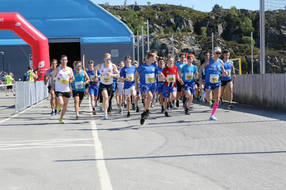 Starten 5 og 10 km Starten 5 og 10 km