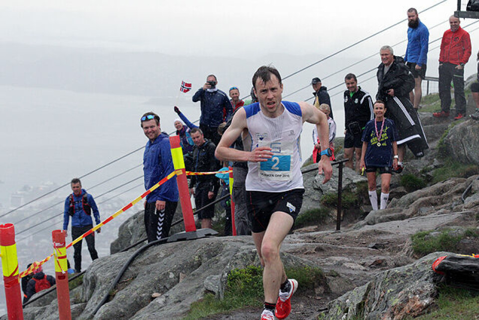 Stian Angermund-Vik vant Ulriken Opp på ny rekord IMG_1205