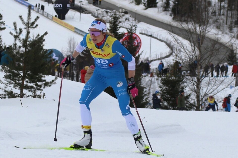 Magni Smedås da hun skøytet inn til NM-sølv på 30 km på Lillehammer fem dager før Egebergrennet. (Foto: Rolf Bakken) Magni Smedås da hun skøytet inn til NM-sølv på 30 km på Lillehammer fem dager før Egebergrennet. (Foto: Rolf Bakken)
