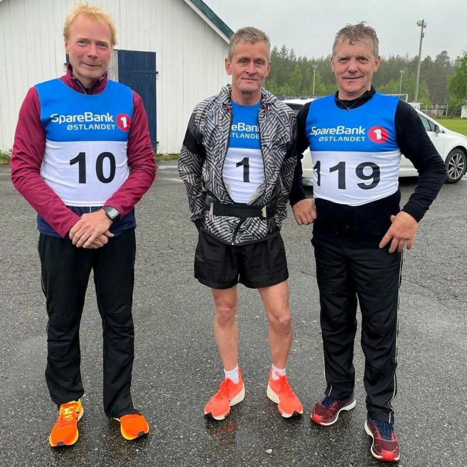 Knartamarsjen på Galterud for 41. gang Kristi himmelfartsdag Rune Holmen, Bj¢rn Paulsrud og Rune Solberg.jpg
