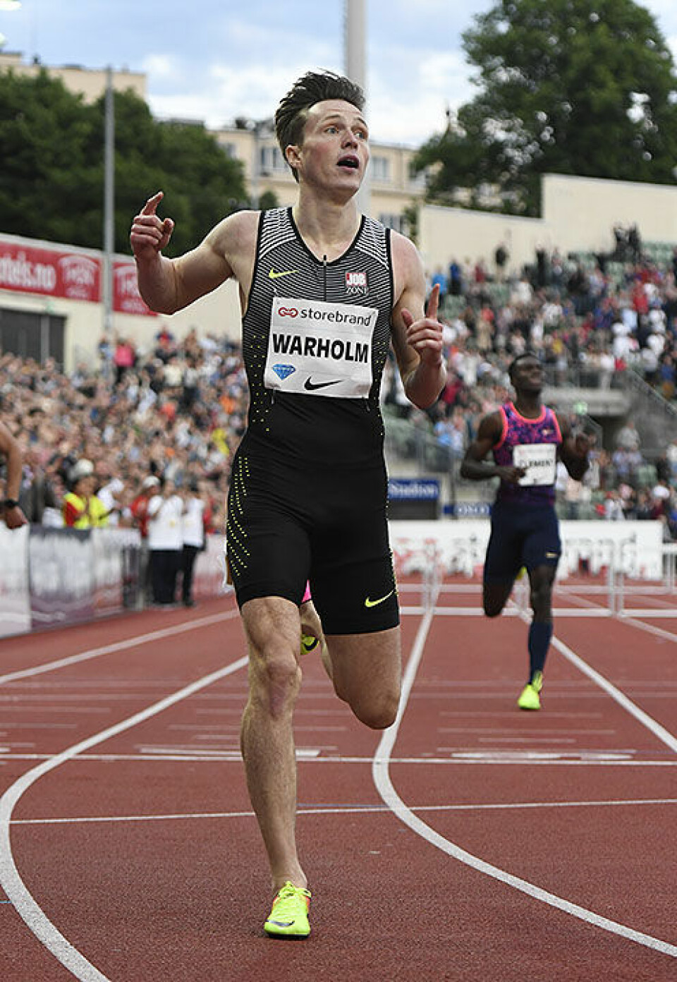 Ingebrigtsen-seier og flere norske høydepunkt under Bislett Games 400hekk_BJ_Warholm_50D2374.jpg