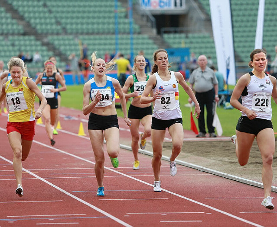 Mange gode tider på Bislett under Norwegian Grand Prix 800m_damer_B-heat_AZ3T3739.jpg