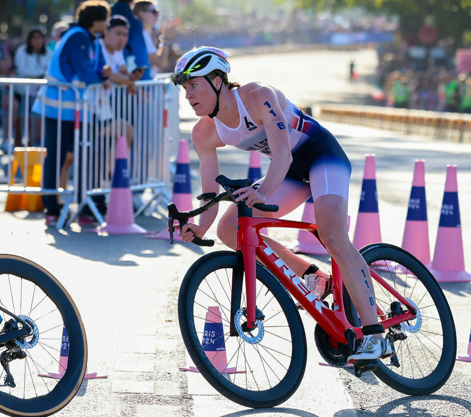 Målbilde avgjorde medaljefordelingen på mix-stafetten i triatlon i OL Lotte Miller_sykkel.jpg