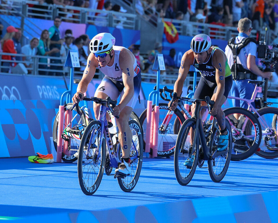 Målbilde avgjorde medaljefordelingen på mix-stafetten i triatlon i OL Kristian Blummenfelt_sykkel.jpg