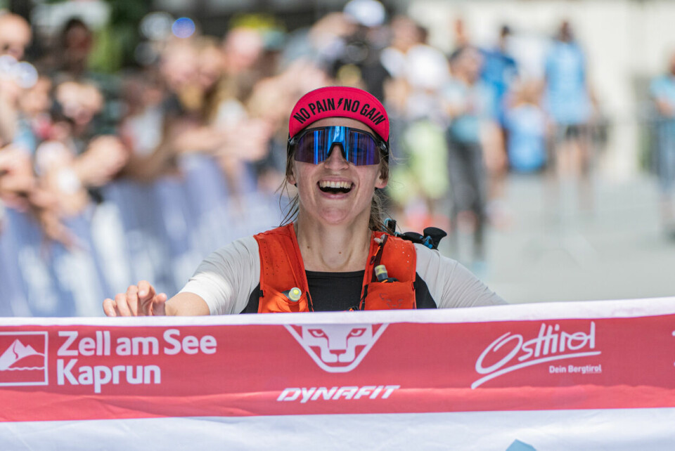 Kirsten Hundhammer Amundsgård tek sigeren i Grossglockner ultra trail. (Foto: Dynafit) Kirsten Hundhammer Amundsgård