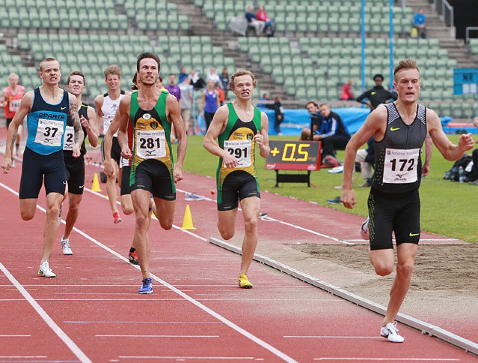 Mange gode tider på Bislett under Norwegian Grand Prix 800m_menn_elite_mot_maal_AZ3T3966.jpg