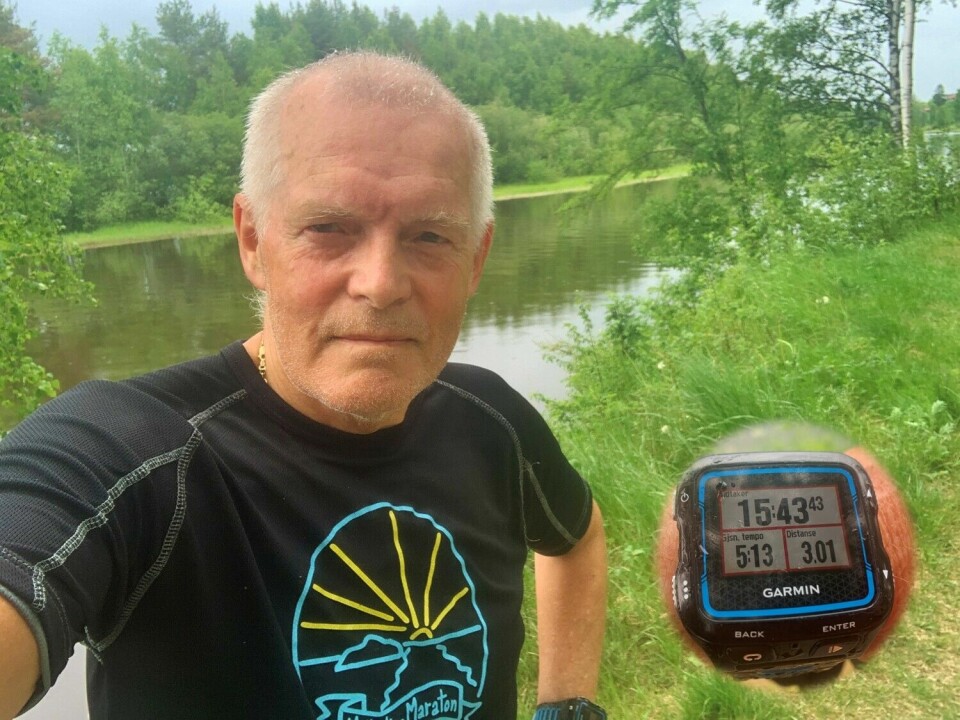 Hittil er 192 påmeldt til Kondisløpet 3-5-10 km i juni. I juli blir det 10 km, halvmaraton og maraton. Olav_og_Klokka.jpg