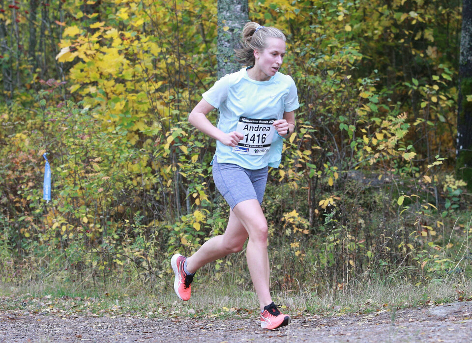 Sjette seier på rad for Anders Gløersen i Nøklevann Rundt 5km_Andrea_Fjellseth_nr2_kvinner_hoestfarger_AZ3T0345.jpg
