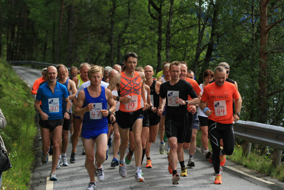 Perfekte forhold i Hornindal