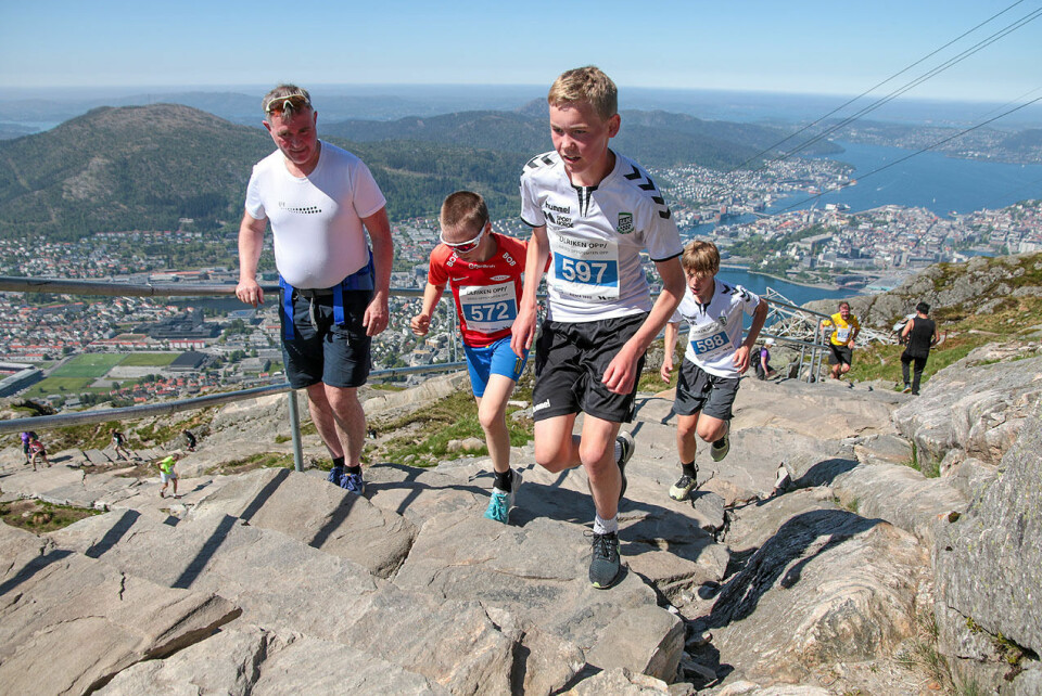 Thorbjørn Ludvigsen og Anita Iversen Lilleskare vant Ulriken Opp 3J6A4553.jpg