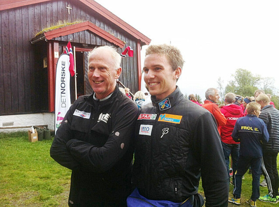 Didrik Tønseth vant og satte løyperekord i Bråtesten Didrik_Toenseth_og_Oddvar_Braa_2014