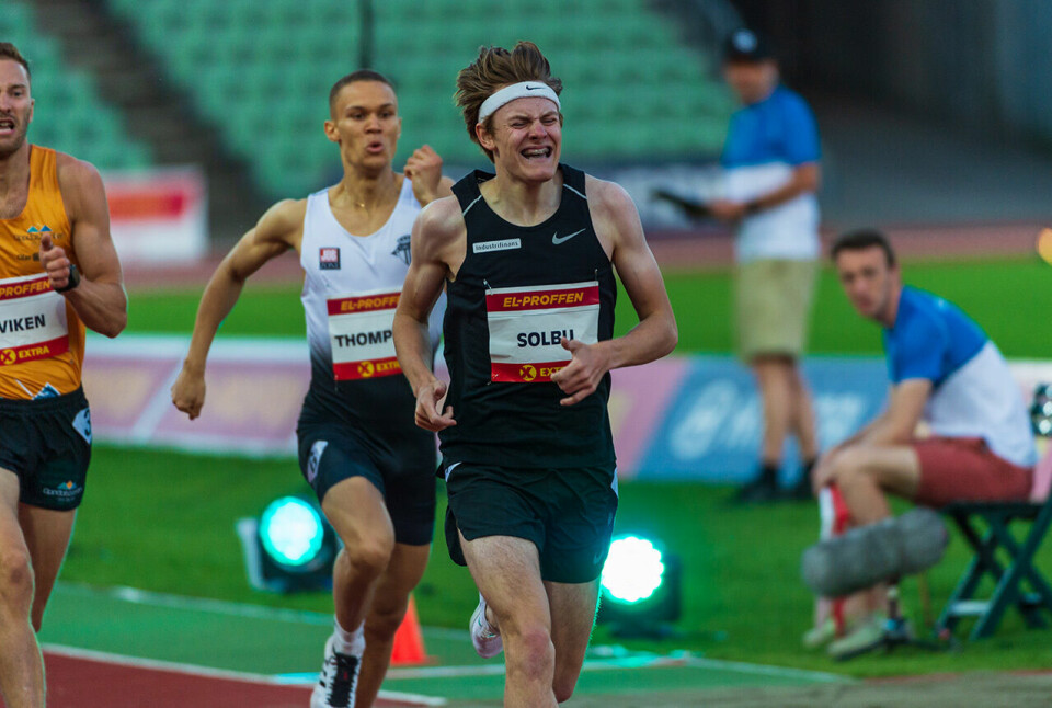 Ole Jakob Høsteland Solbu var eneste norske deltaker på herrenes 800 meter i Nordisk mesterskap. Han løp inn til en sjetteplass, nøyaktig seks sekunder bak personlige rekord. (Foto: Samuel Hafsahl) Ole Jakob Høsteland Solbu var eneste norske deltaker på herrenes 800 meter i Nordisk mesterskap. Han løp inn til en sjetteplass, nøyaktig seks sekunder bak personlige rekord. (Foto: Samuel Hafsahl)